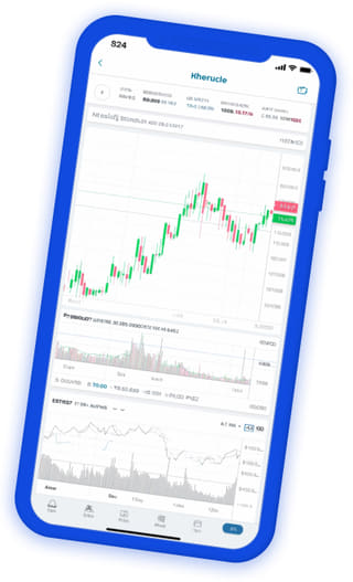 Dashboard de cartera en tiempo real de la aplicación de trading de criptomonedas Vigor Bitnova